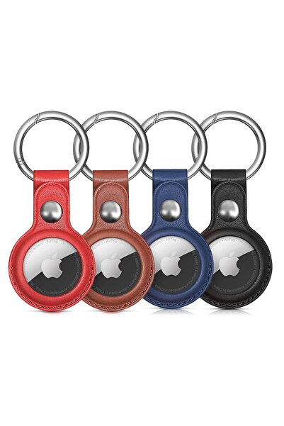 Other Etui do lokalizatora Apple AirTag z ekoskóry - 4 szt.