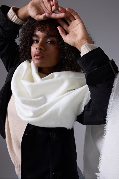 myfirstsea Kadın Kalın Omuz Şalı 65x180 cm – Yumuşak Dokulu Sıcak Tutan Kışlı...