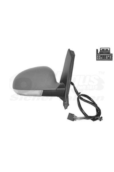 VAN WEZEL Oglinda Exterioara Dreapta Vw Golf Plus 5