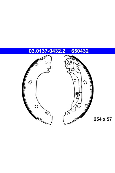 Ate Set Saboti Frana Citroen Jumper 1 Bus/Jumper 1 Caroserie/Jumper 1 Platou ...