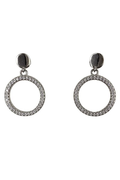 Crocodileskids Cercei Argint 925 Cerc cu Minizirconii, 2.91 g