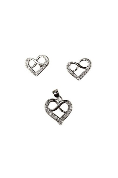 dalip Set Argint 925 Inima cu Infinit