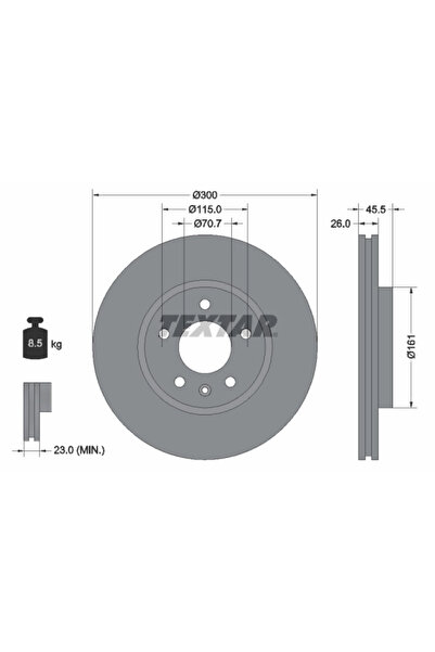 Krieger Disc Frana Chevrolet Cruze/Orlando/Volt Chevrolet (Sgm) Cruze Limuzina