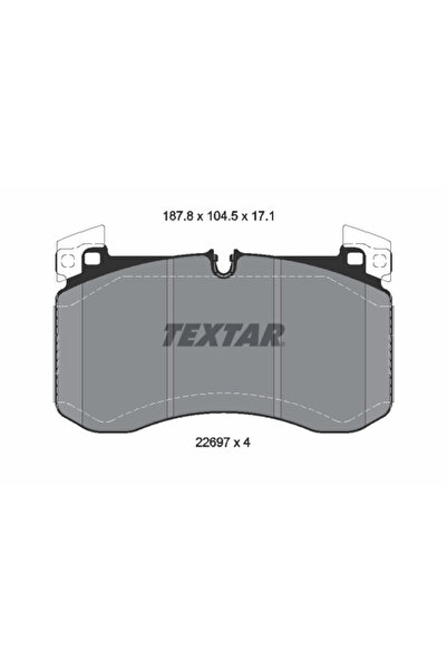 TEXTAR Set Placute Frana,Frana Disc 2269717,104 Mercedes-Benz G-Class/G-Class...