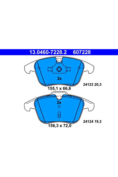 Ate Set Placute Frana Frana Disc Ford Galaxy 2/Mondeo 4/S-Max Land Rover Free...