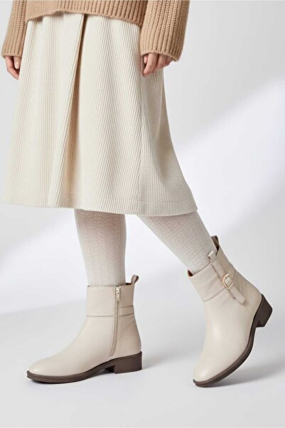 ALBİNİ Kadın Deri Fermuarlı Bot 26104252K