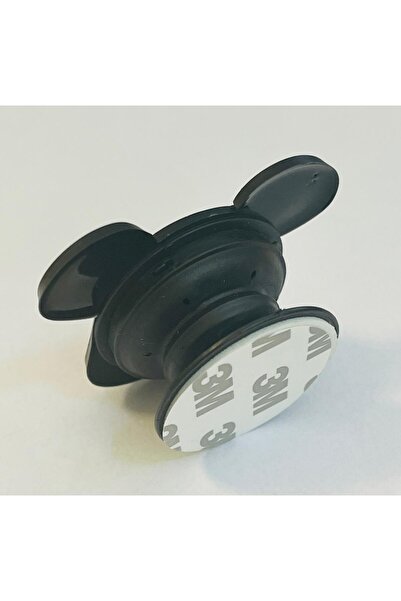 Bibilel Suport adeziv tip rabatabil, model ursuleț, pentru telefon, universal, multicolor