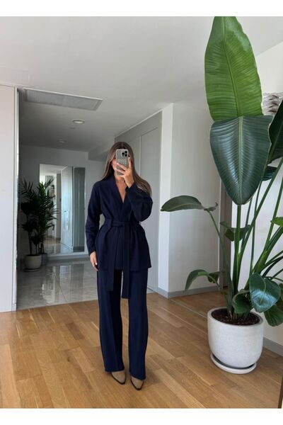 EGZOTİK ASORTİK Thessaloniki Belted Kimono Pants Set