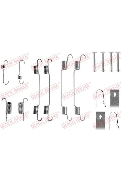 QUICK BRAKE Set Accesorii Sabot De Frana Subaru Justy 1 Suzuki Alto 1/Alto 2/...