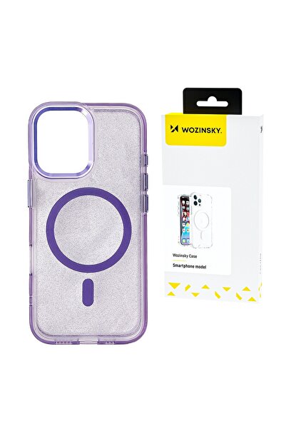 Other Etui ochronne to Samsung Galaxy S25 Ultra z Mag Safe - fioletowe z brok...