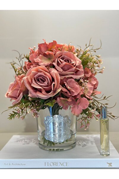 TASARIMHMODA Yapay Güllü Lüx Vazo No:3