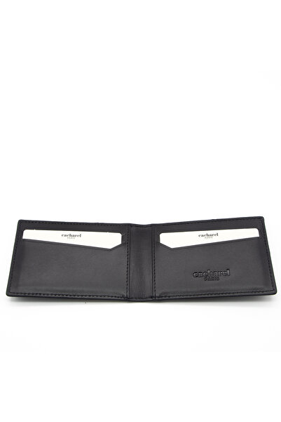 Cacharel Black A.Shell Leather Credit Card Holder 0336A3K