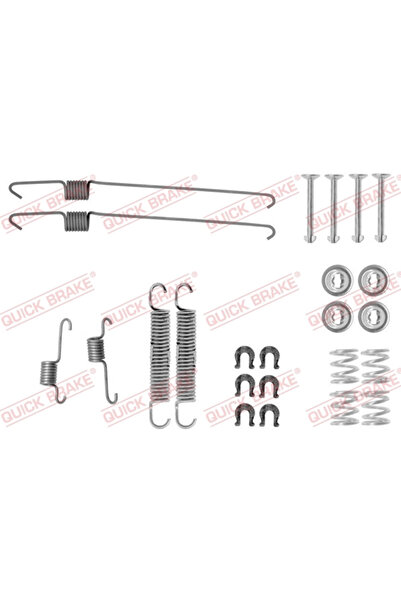 QUICK BRAKE Set Accesorii Sabot De Frana Daihatsu Cuore 7/Materia/Sirion Suba...