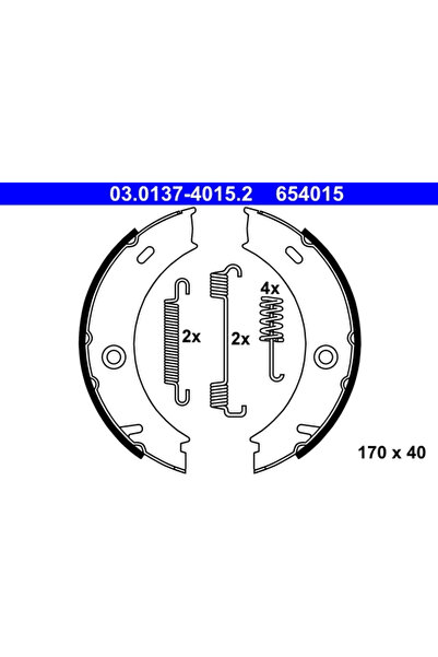 Ate Set Saboti Frana Frana De Mana Mercedes-Benz Sprinter 4-T Bus/Sprinter 4-T