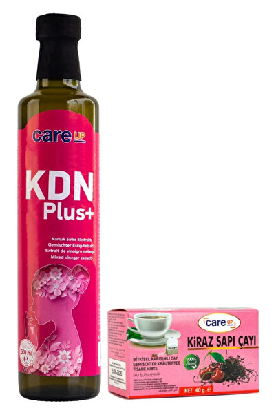 Care Up Kdn Plus Hayıt Otu, Aslan Pençesi, Sirke Karışımı 500 ml X Kiraz Sapı Çayı 20'li