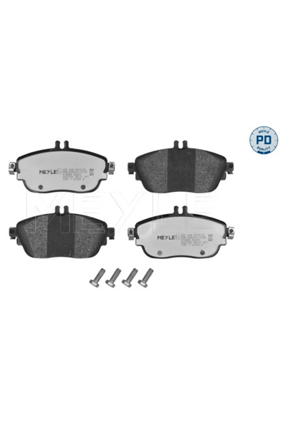 MEYLE Комплект спирачни накладки за преден мост, дискови спирачки Mercedes-Be...