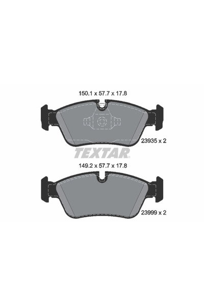 Krieger Set Placute Frana Frana Disc Bmw 1/3 Bmw (Brilliance) 3 Series
