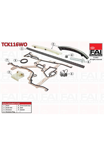 FAI AUTOPARTS Chit Lant De Distributie Deasupra Opel Agila/Astra G/Astra H Va...