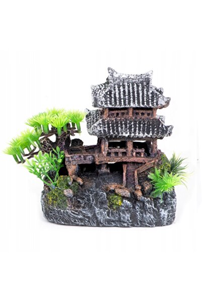 Other DECORAȚIUNE ACVARIU FRUMOASĂ casă japoneză XL 15cm