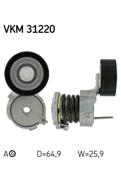 SKF Intinzator curea curea distributie SEAT IBIZA IV SC 2008-2015 VKM 31220