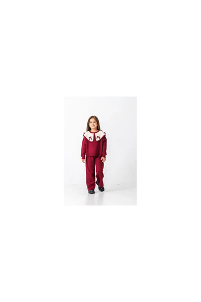 JABBER Tri-Ko Knitwear Set with Collar Bow