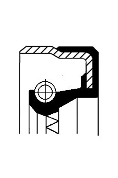 CORTECO Simering Diferential Mercedes-Benz 124 T-Model/124 Limuzina/190 Vw Pa...