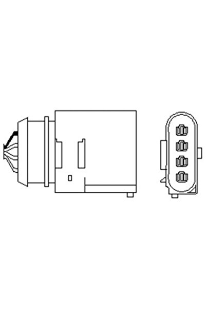 MAGNETI MARELLI Sonda Lambda Seat Ibiza 3 Skoda Fabia 1/Fabia 2