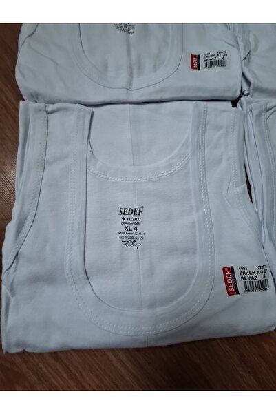 Sedef Ανδρικό εσώρουχο λευκό 6 τεμαχίων μέγεθος XL 4