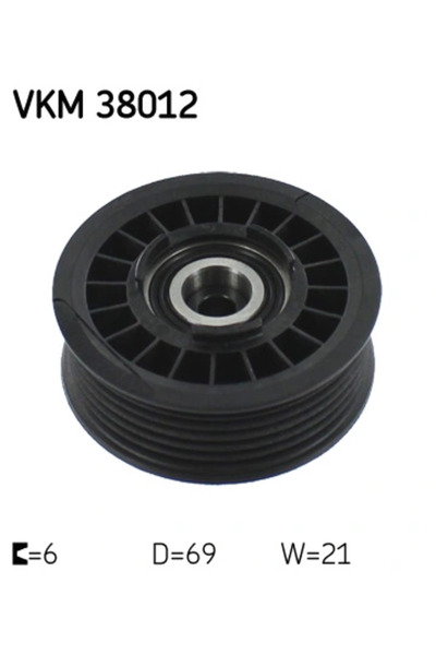 SKF Водеща ролка за задвижващ ремък Mercedes-Benz 124/190/E-класа