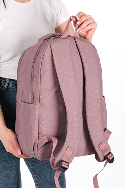 Lederax Crinkle Fabric Large Backpack Ld608