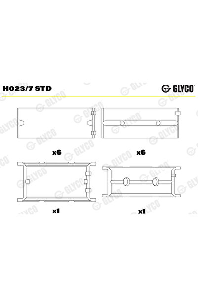 GLYCO Cuzineti Arbore Cotit Bmw 3/5/Z1 Roadster