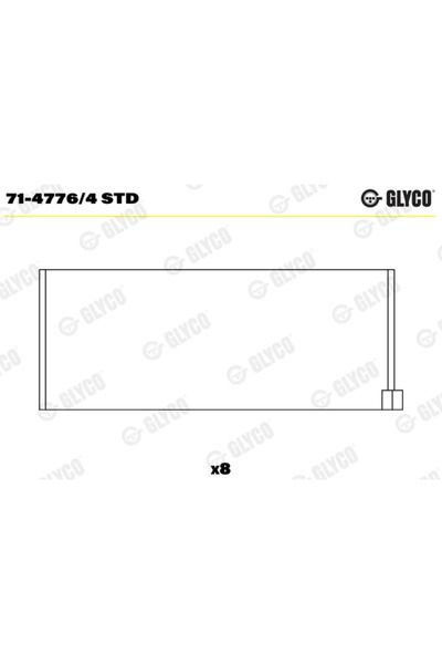 GLYCO Cuzineti Biela Alfa Romeo Brera (939_) 2009-2010 Benzina