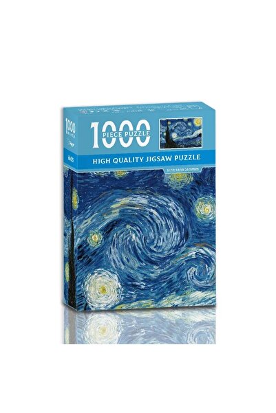 Choice4 لعبة تركيب الصور المصغرة MINI-001، 1000 قطعة، للبالغين، فان جوخ، ليلة...