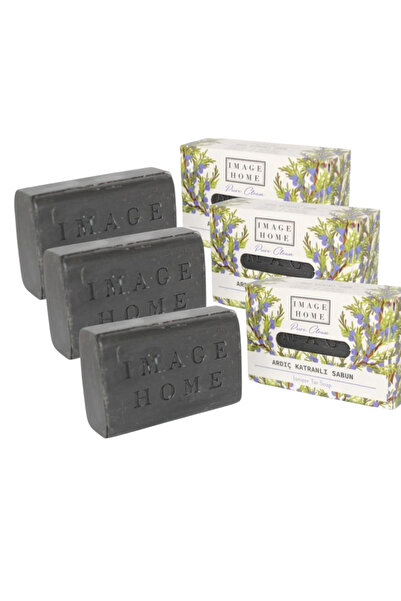 İMAGE HOME صابون قطران العرعر 100 جرام × 3 قطع نقي ونظيف