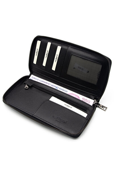 Cacharel Black Wint Leather Unisex Wallet 21055W17