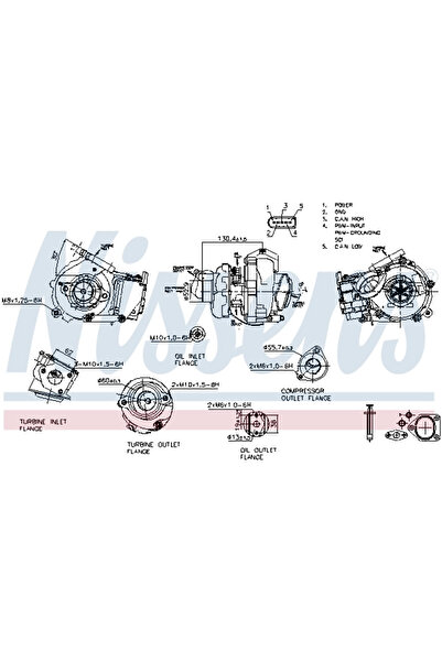 Nissens Compresor Sistem De Supraalimentare Alpina D3 Bmw 5/X3