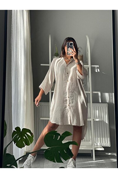 Sultana Collection MÜSLİN GÖMLEK ELBİSE