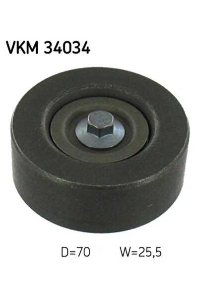 SKF Drive Belt Guide Roller Ford Escrt 6/Escrt Classic/Fiesta 3 Mazda 121 3