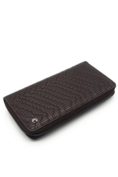 Cacharel Brown Gladiator Leather Unisex Wallet 21055g66