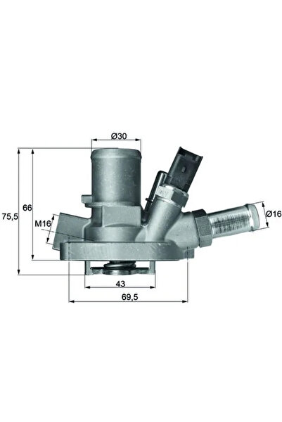 MAHLE Termostat Lichid Racire Abarth Grande Punto Alfa Romeo Mito