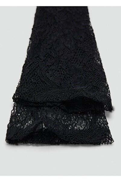 MANGO Woman Lace Long Gloves