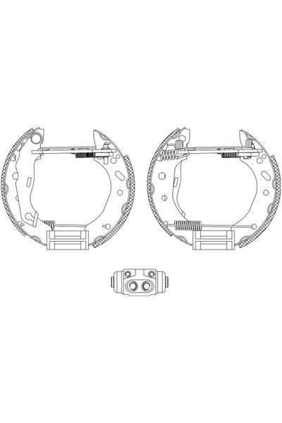 TEXTAR Set Saboti Frana Ford Fiesta 4/Fiesta Caseta//Ka Ford Australia Ka