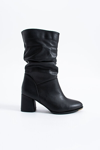 Siena Shoes Victor Women's Daily Heeled Boots Black