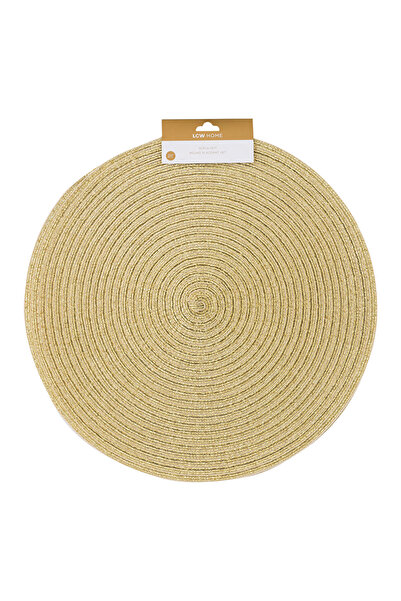 LC Waikiki Sparkling Choices from Shining Store |   Plain Round American Service 38X38 cm