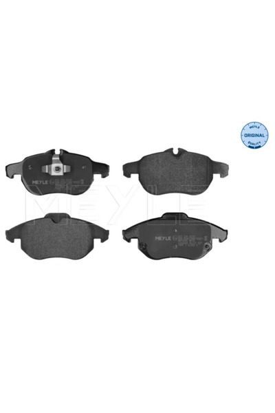 MEYLE Комплект спирачни накладки за преден мост, дискови спирачки Cadillac BL...