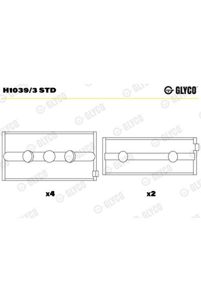 GLYCO Cuzineti Arbore Cotit Autobianchi A 112 Fiat 127/147/850