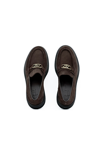 Tuna Hakiki Deri Toka Detaylı Loafer Erkek Ayakkabı EVA Taban - E4289