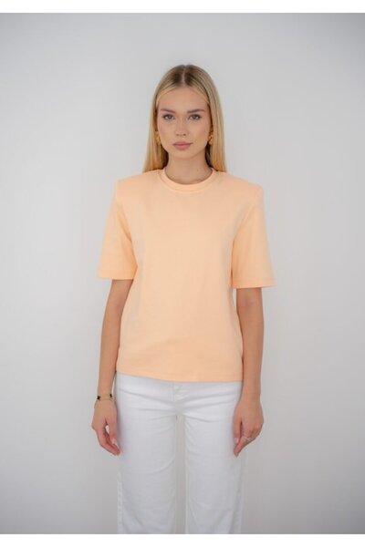 UNBOX Peach Shoulder Pad Tee