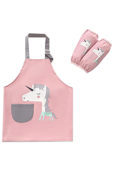 Whimlets Set sort cu maneci pentru copii, cu curea reglabila, impermeabil, design cu unicorn, 3 ani