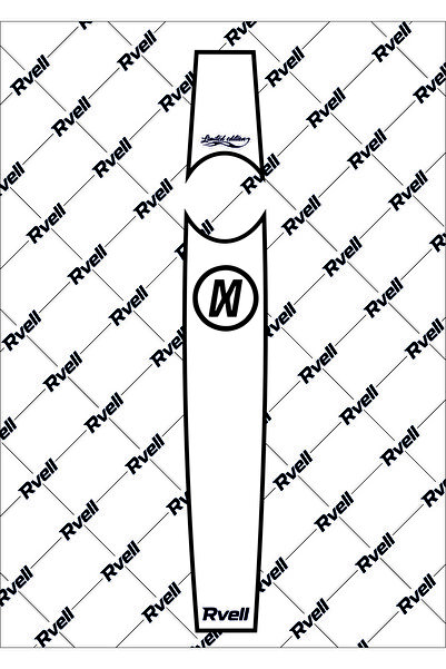MKARAKAN Rvell Mondial CG Motosiklet Uyumlu Depo Üstü Şeridi - ( Beyaz ) 001